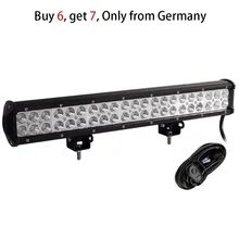 20 “дюймовый 126 Вт светодиодный свет бар для трактора лодка Offroad 4WD 4×4 грузовик внедорожник ATV Спот Наводнение Combo луча 12 В с Монтажный комплект