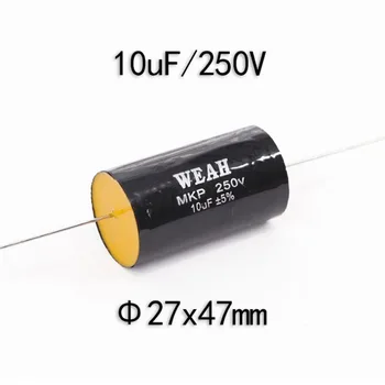 

Crossover Divider Capacitor Electrodeless Shaft 10UF / 250V Treble Polypropylene / Metallized film / CBB Capacitor