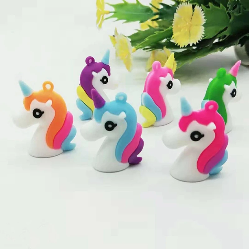 

Hot Sale Cute Unicorn Keychain Animal Keychains Women Bag Charm Key Ring Pendant Gifts High Quality