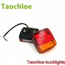 1 пара 12 V 20leds прицеп стоп для грузовика автобуса тормоза задние фары задний свет, обратный загорится индикатор внешний свет