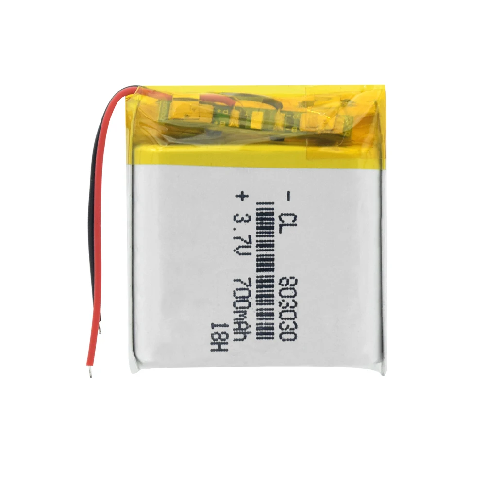 Литий-ионный аккумулятор 3,7 в полимерный литиевый аккумулятор 803030 083030 700 мАч с печатной платой для игрушек DVD gps MP3 MP4 MP5 Смарт-часы