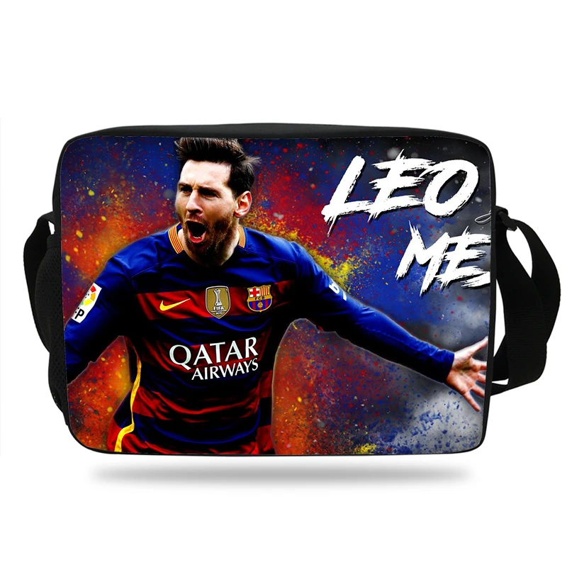 

Newest The Superstar C Ronaldo Messi School Shoulder Messenger Bag For Kids Boys Girls Print Shoulder Bag For Children
