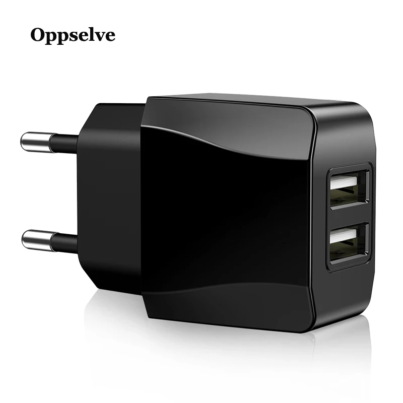 

Oppselve USB Charger 5V/2.4A For iPhone 8 X XS iPad Smart USB Wall Charger For Samsung Galaxy S9 LG G5 Dual Mobile Phone Charger