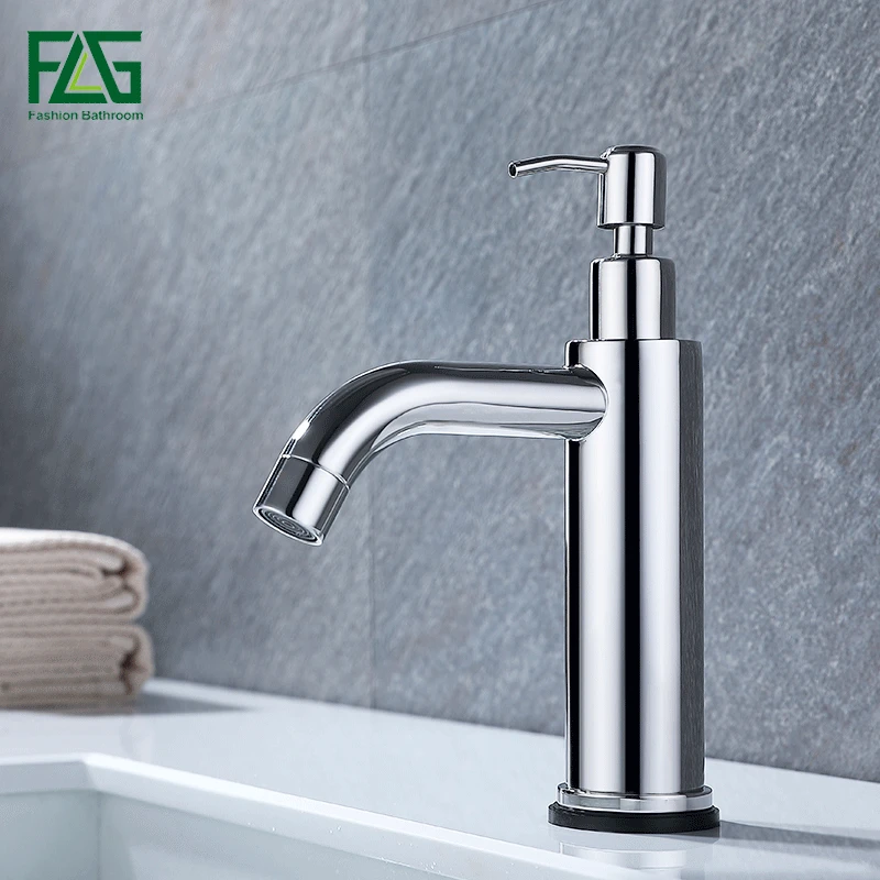 

FLG Sensor Basin Faucet Stainless Steel Smart Touch Sensor Sensitive Bathroom Faucets Touch Control Tap With Soap Dispenser