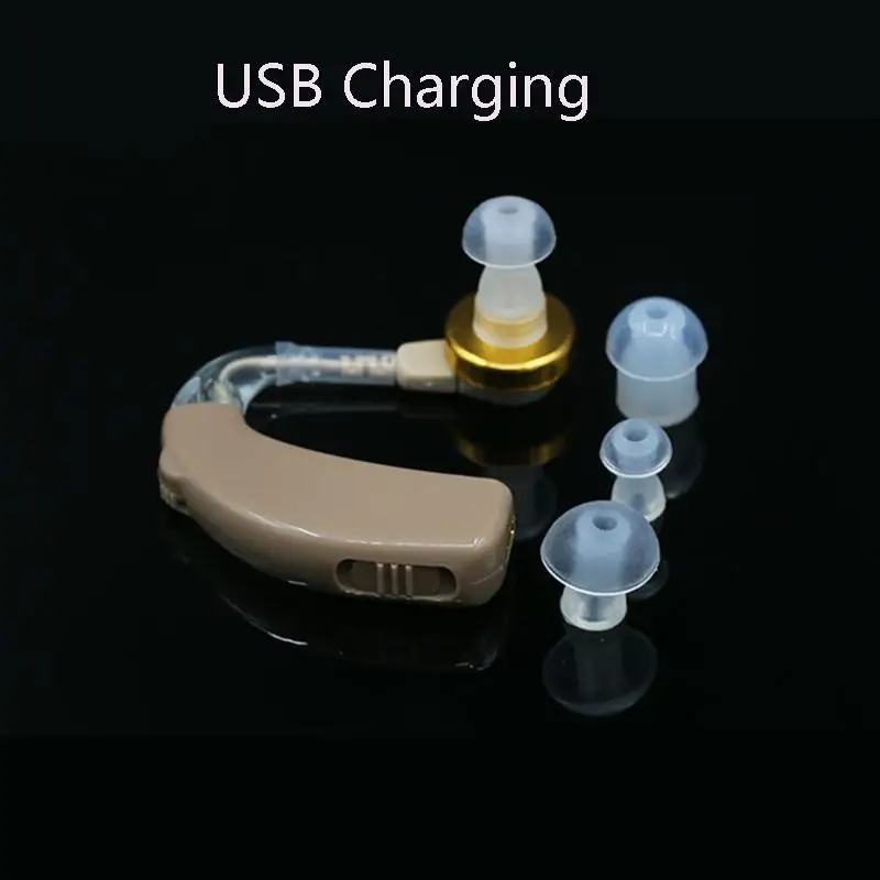 AXON Digital Hearing Aid Rechargeable Adjustable Volume Voice Elderly Sound Amplifier USB Charging Hearing Aids Deaf Headphones