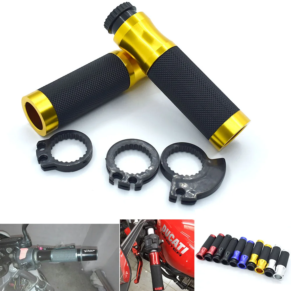

CNC 7/8" Universal Motorcycle Handlebar Grips Dirt Bike Handle Hand Bar For Honda CBR1100XX VFR800 VFR 800 ST1300 ST1300A