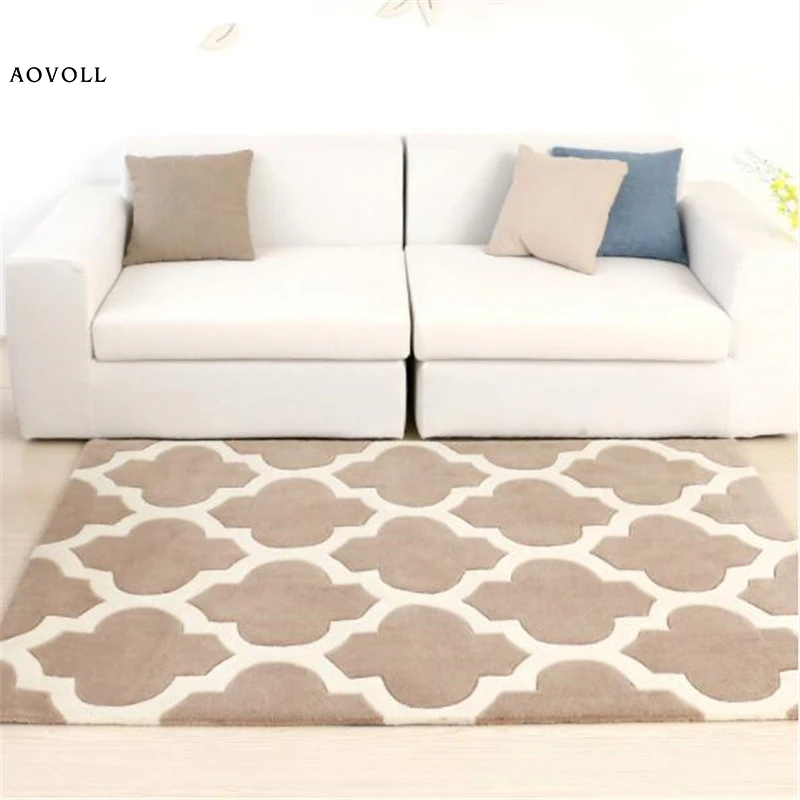 AOVOLL акриловые толстые ковры в скандинавском стиле для гостиной, спальни, детской комнаты, ковры для дома, коврик для двери, мягкий большой коврик