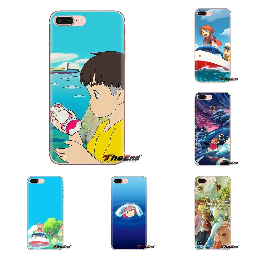 Ponyo On The Cliff For Xiaomi Redmi 4A S2 Note 3 3S 4 4X 5 Plus 6 7 6A Pro Pocophone F1 Transparent Soft Cases Covers |