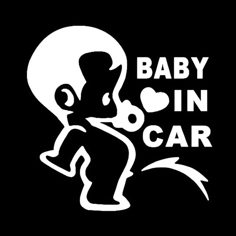 car styling Lovely Funny JDM Child Boys Baby In Car On