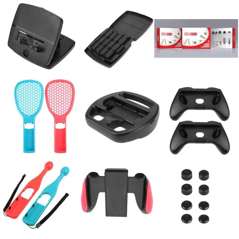 Sports Game Accessories Kit for Nintend Switch Games Steering Wheel