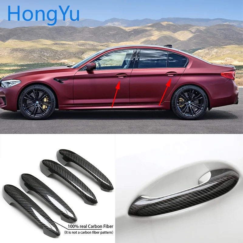 for BMW M5 2018 2019 2020 100% real carbon fiber Auto outer door handle cover | Автомобили и мотоциклы