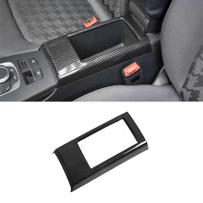 Center Console Armrest Box Frame Decoration Cover Trim For Audi A3 8V