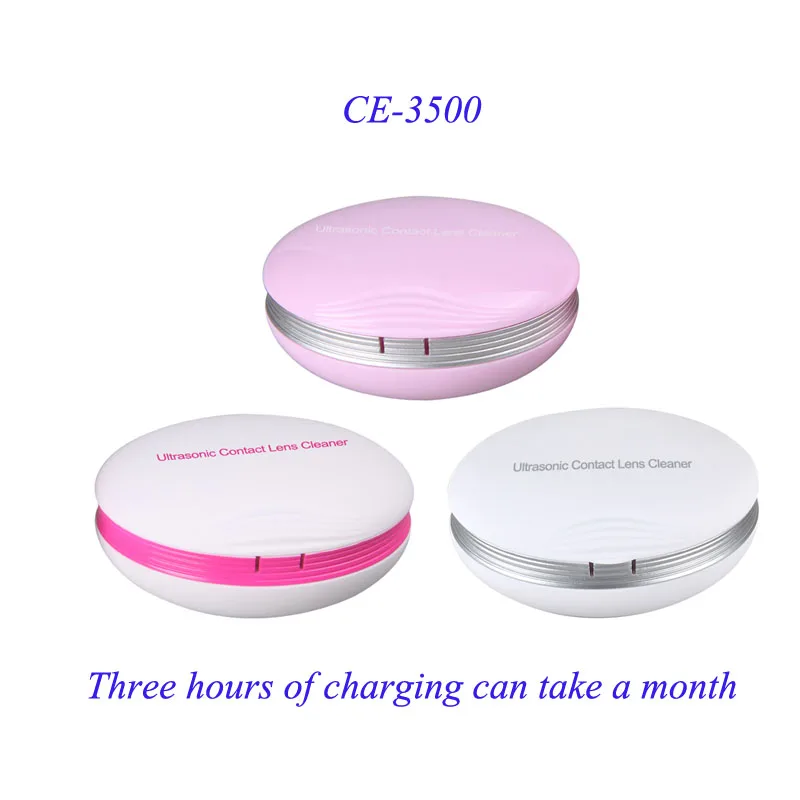 CE 3500 Mini Contact Lens Lenses Box Automatic Ultrasonic cleaner with
