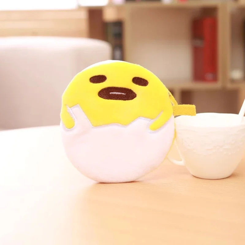 1 шт., 12 см, Kawaii Kumamoto Gudetama, плюшевый Кошелек для монет, мультяшный медведь, плюшевый мешок для денег, кошелек, сумки для монет, игрушки, подарки для детей - Цвет: 3