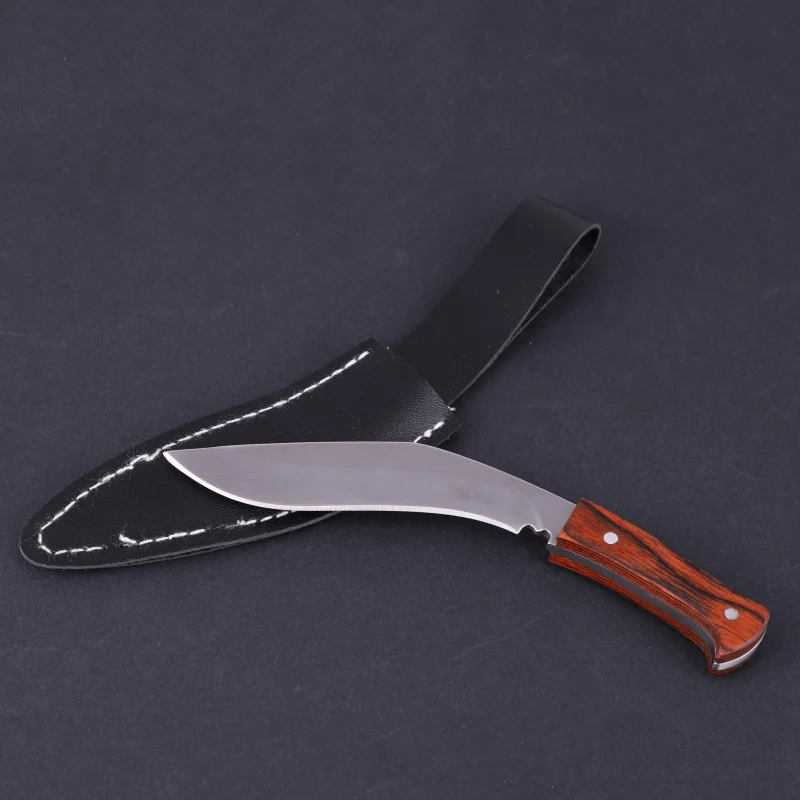 Outdoor Survive Camping Knife Pocket Training Blade Gift Practice Knife Not Sharpe Metal 6.9 Hand Knife