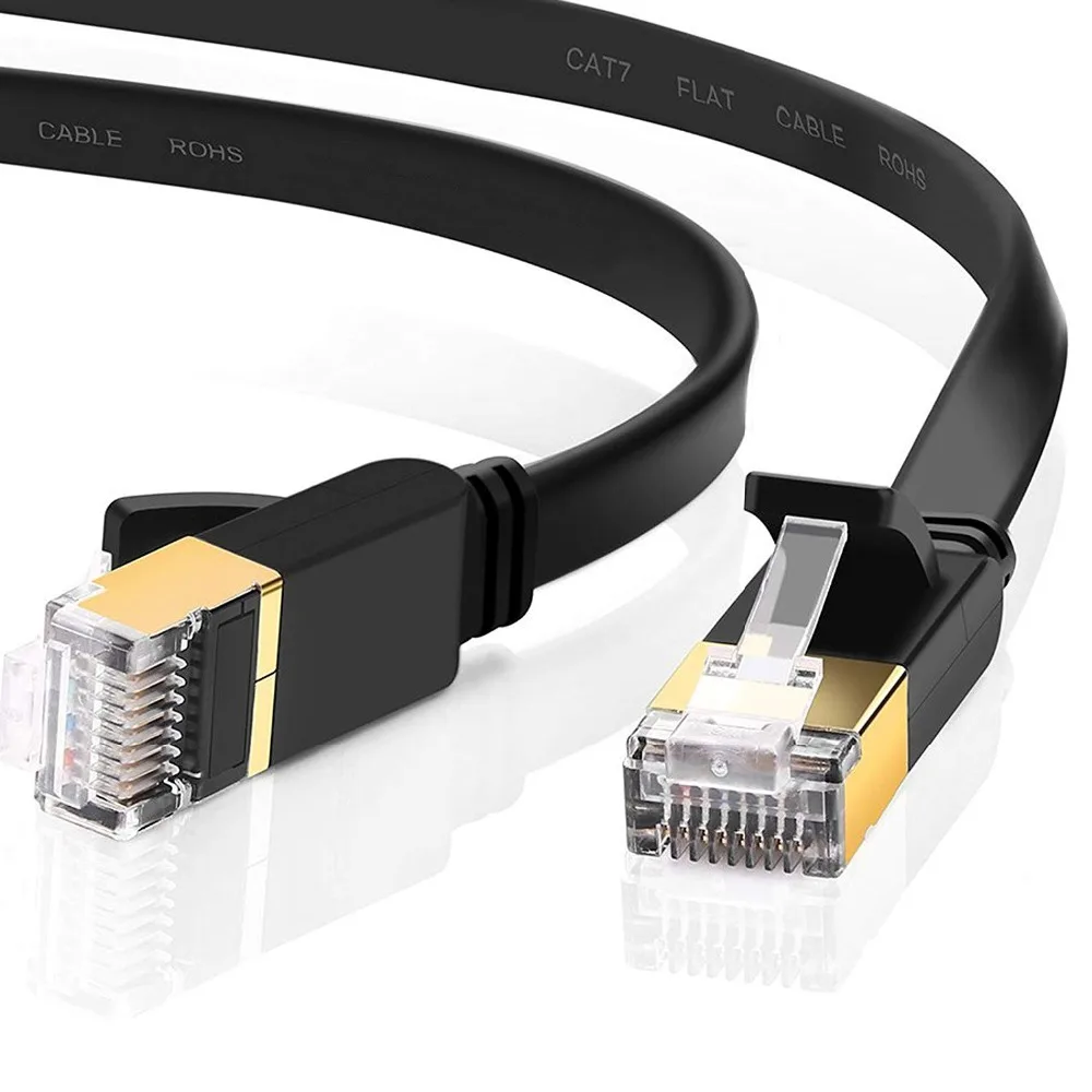 

High Standard Cat7 Flat Ethernet Cable RJ45 Lan Cable UTP RJ 45 Network Cable for Cat6 Compatible Patch Cord Cable Ethernet