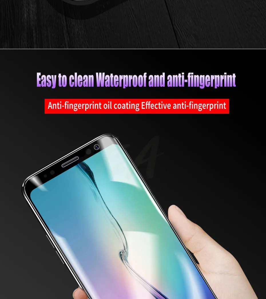 Изогнутое защитное стекло H& A 9D для samsung Galaxy A3 A5 A6 A8 J4 J6 J8 Plus защита на весь экран A8 Plus стекло