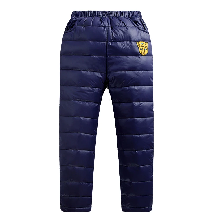 Unisex Kids Baby Down Pants Winter Thick Trousers With Striped Pattern (3)