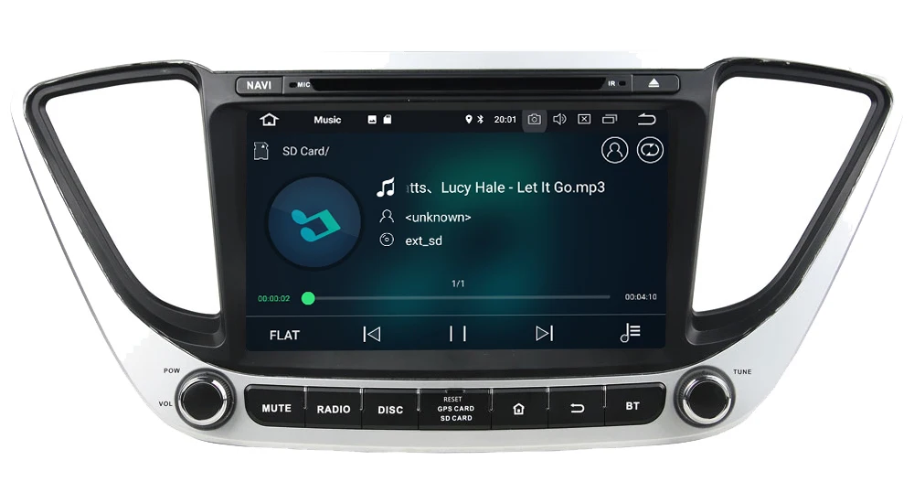 Clearance 8" Octa Core 4G WIFI Android 8.1 4GB RAM 64GB ROM RDS Car DVD Multimedia Player Radio Stereo For Hyundai Verna Solaris 2017 2018 3