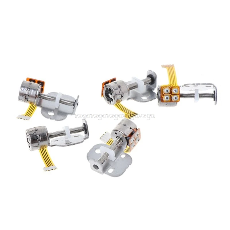 

5pcs Micro Linear Screw Slider Stepper Motor 2-phase 4-wire For Positioning DIY F14 19 Dropship