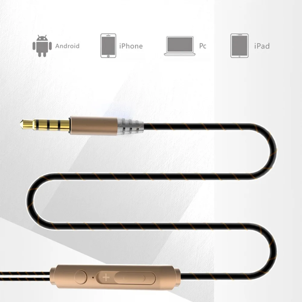 AZiMiYO DR2, проводные наушники, высокий бас, двойной блок привода, HiFi наушники с микрофоном для музыки, гарнитура, вкладыши, auriculares