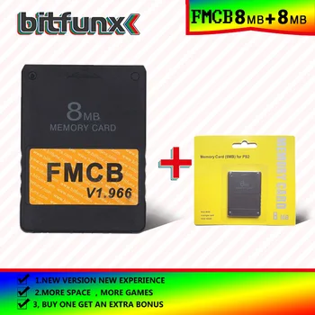 

Bitfunx Free McBoot Memory Card （FMCB）8MB v 1.966 （new version &new function）+8/16/32/128/MB memory card pack