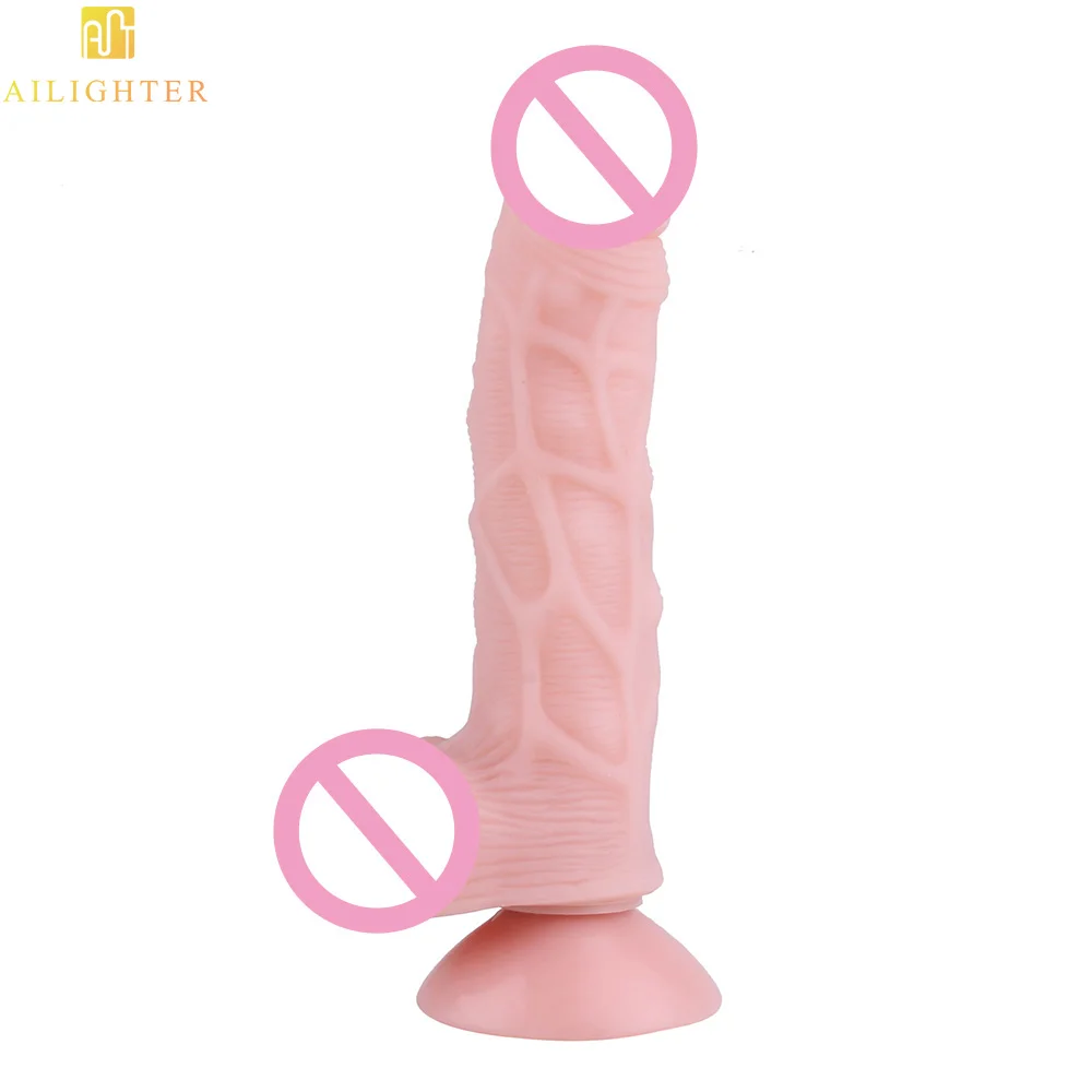 Skin Feeling Dildo 7.5 inch Flexible Soft Penis With Suction Cup Big Dildos Cock Dick Adult Sex Toys For Women Female Vagina | Красота и