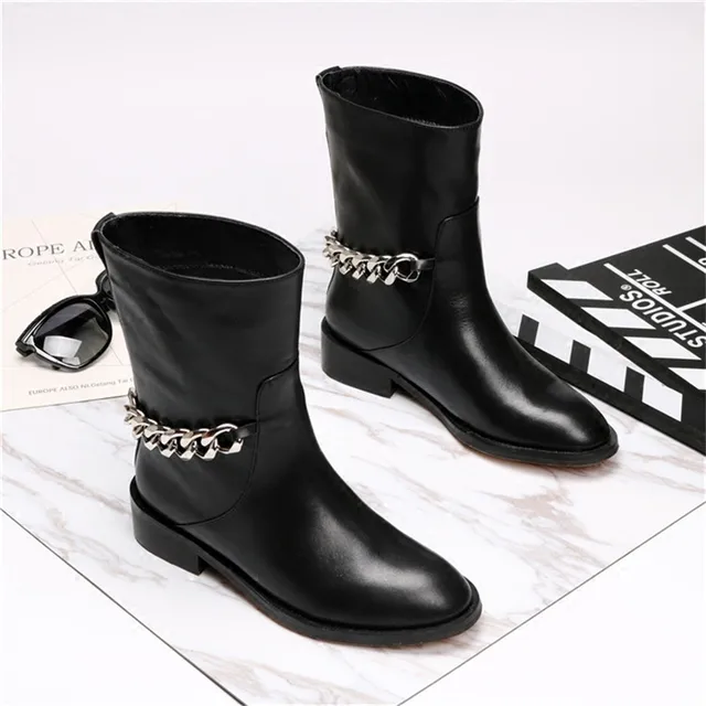 flat fashion boots