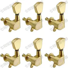 6L Золото Цвет электрогитары струны Кнопка Настройки колышки ключи тюнер аксессуары для гитары