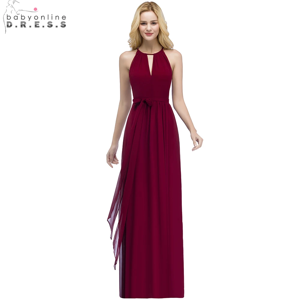 long burgundy robe