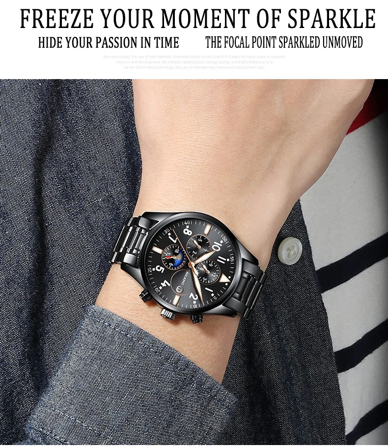 Новейший дизайн, многофункциональные спортивные часы для дайвинга, модные мужские наручные часы для отдыха, Мужские автоматические часы