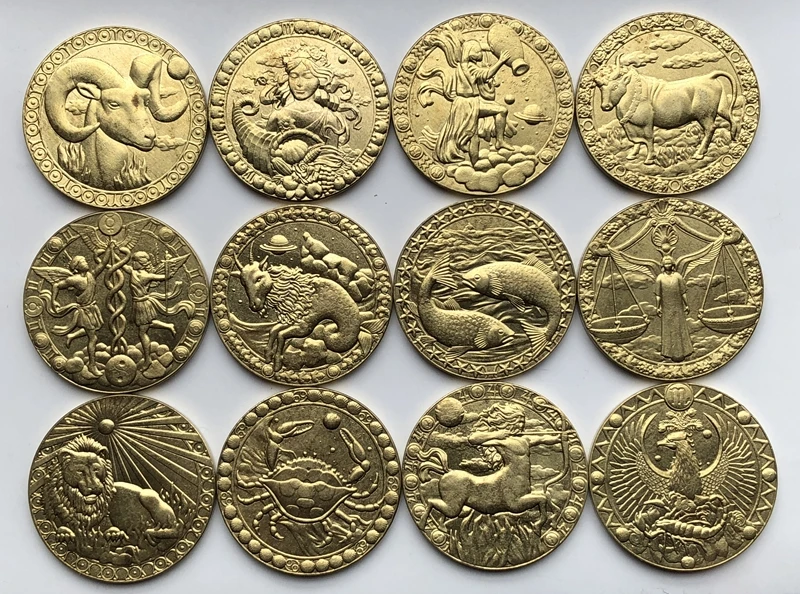 

12 zodiac signs COIN COPY