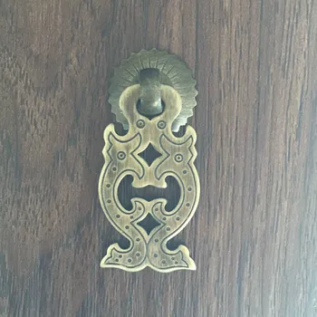 

Chinese antique furniture copper handle drawer door handle bronze copper handle Chinese cabinet hardware handle