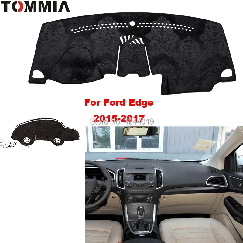 Крышка приборной панели Tommy коврик для автомобиля солнцезащитный тент анти-УФ покрытие для приборной панели коврик для приборной панели автомобиля для Ford Edge