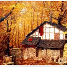 «Сделай сам» незавершенный картина из стразов ручной работы наборы для ремесла старый дом