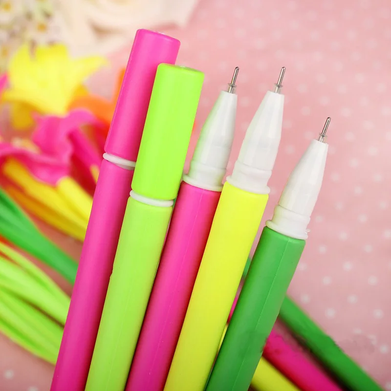6pcs-lot-Fashion-Hotcute-creative-stationery-Bloom-Sweet-Lucky-Flora-flowers-gel-Pen-design-student-kids