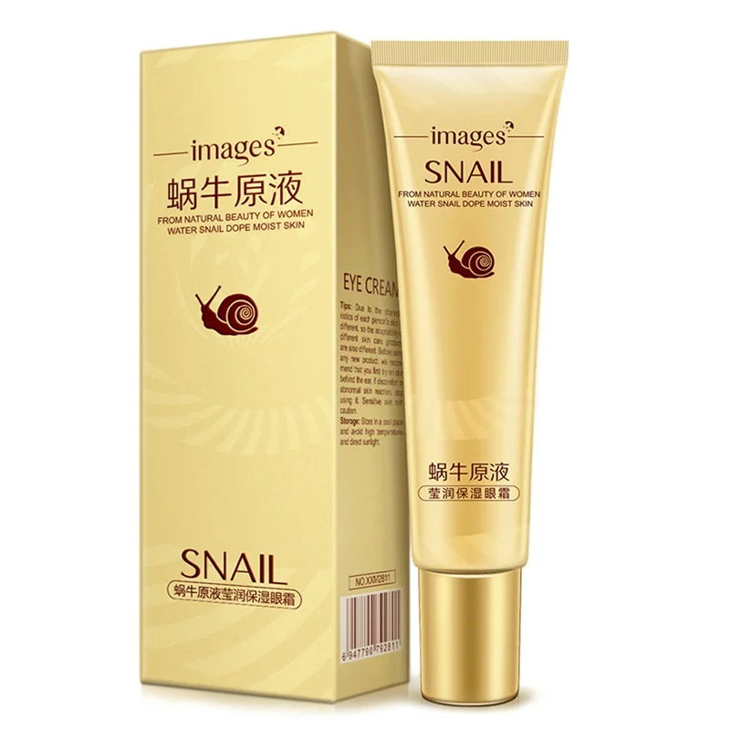 

Snail Essence Eye Cream Moisturizing Dark Circles Remove Eye Bags Drops Lifting Anti Wrinkle Anti Aging Eyes Skin Care