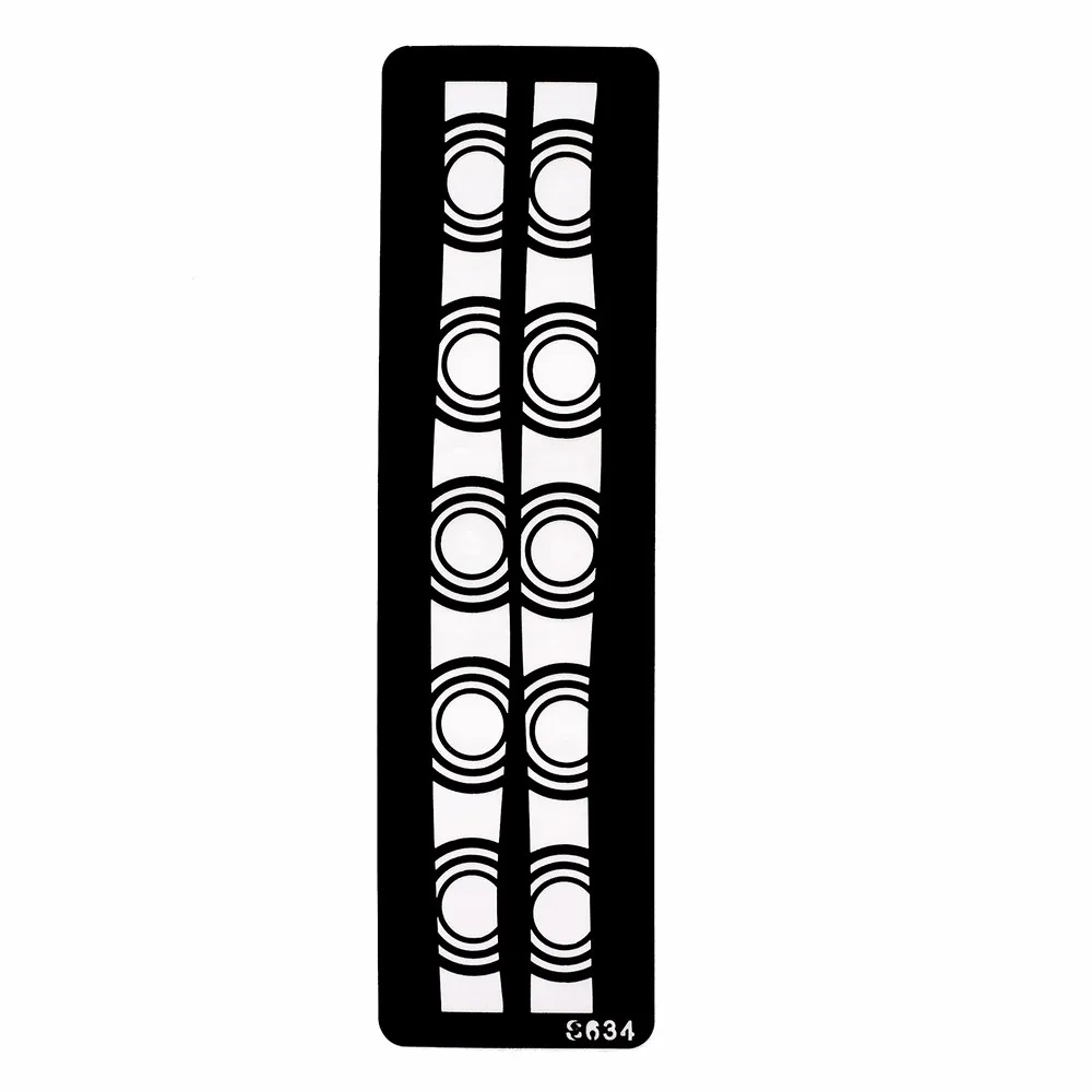 6 Pieces Small Bracelet Design Henna Tattoo Stencil Colored Drawing Rope Pattern Women Men Body Paint Art Tattoo Stencil S600#06 (1 (5)