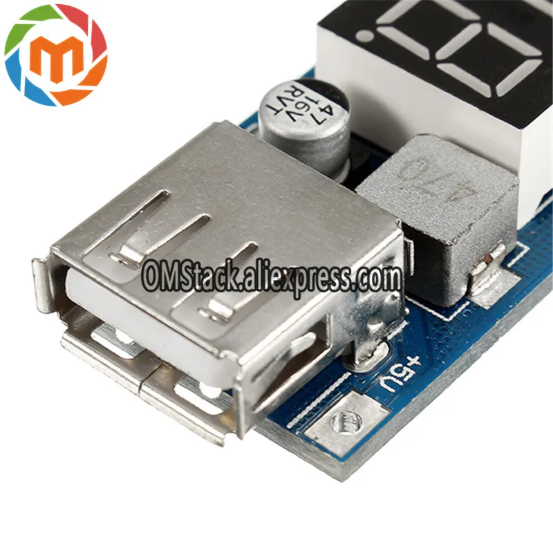 DC-DC-Step-Down-Converter-LED-Display-Voltmeter-5V-USB-Charger-Power-Supply-Module-Board-Step (3)