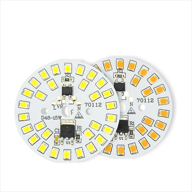 Умный IC светодиодный SMD чип 3 Вт 5 Вт 7 Вт 9 Вт 12 Вт 15 Вт SMD2835 светодиодный светильник AC220V холодный белый теплый белый DIY светодиодный прожектор