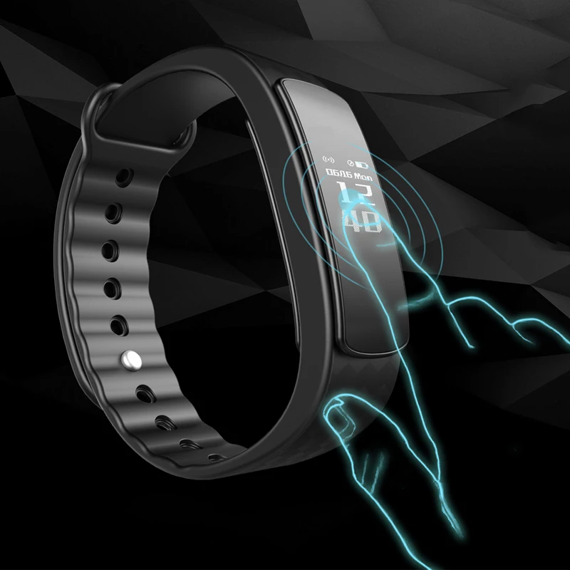 Hot selling Heart Rate Monitoring touch screen SmartBand Wristband Fitness Tracker Sports HR