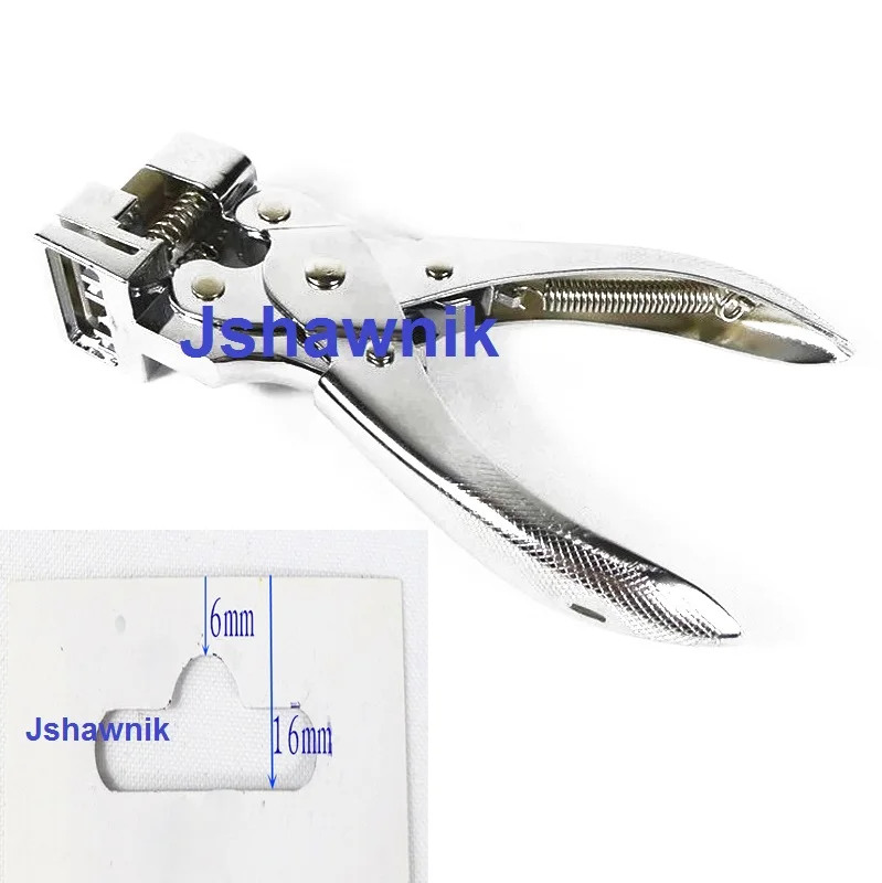 6x30mm Punch Paper Plastic Card Airplane Hang Hole Tshape Hole Puncher