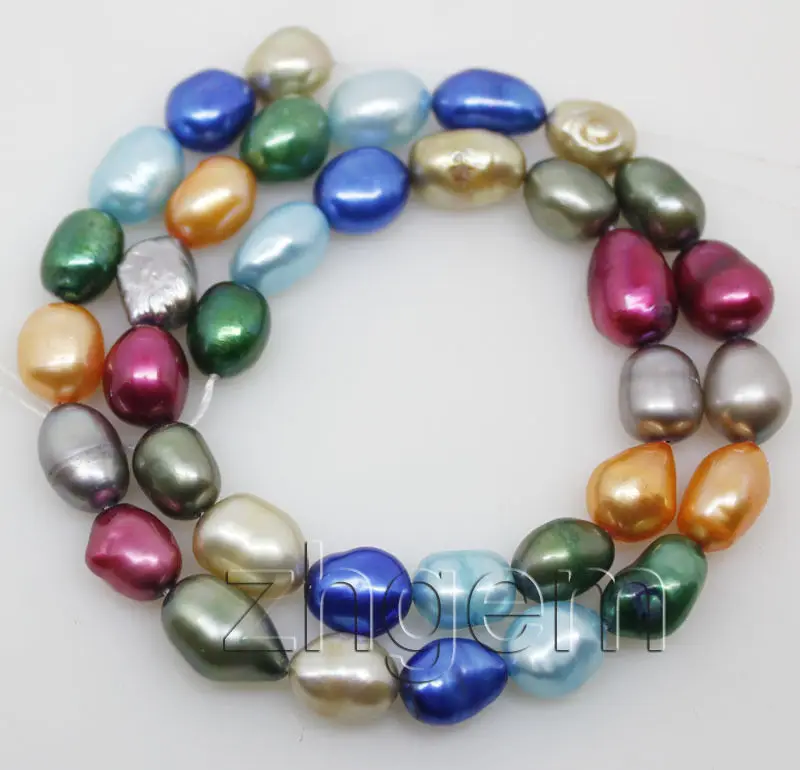 

diy 8-9MM mix color baroque pearl loose beads