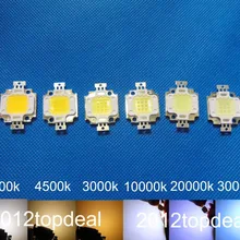 10 шт. 10 Вт Мощный светодиодный холодный белый/нейтральный/теплый белый/синий/Королевский синий светодиодный 3000k 10000k 20000k 30000 k/465nm/452nm