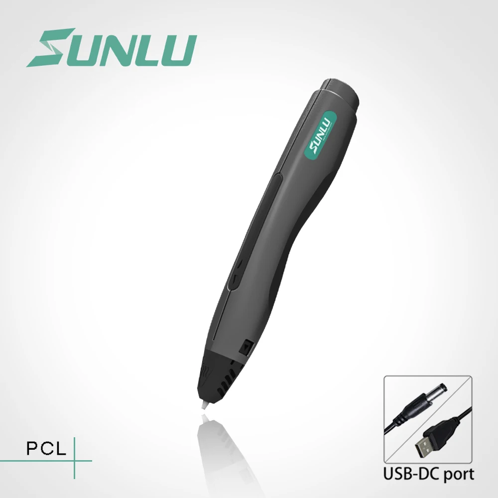 SUNLU SL-400A 3d граффити ручка поддержка PCL нити низкой температуры безопаснее использовать для детей 3D печати ручки подарок на день рождения