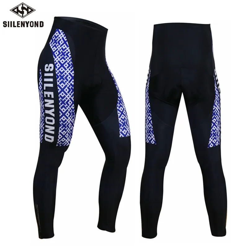one piece pant Siilenyond зимний теплый комбинезон для велоспорта с 3D гелевой подкладкой, теплые штаны для горного велосипеда, плотные удобные велосипедные брюки - Цвет: one piece pant