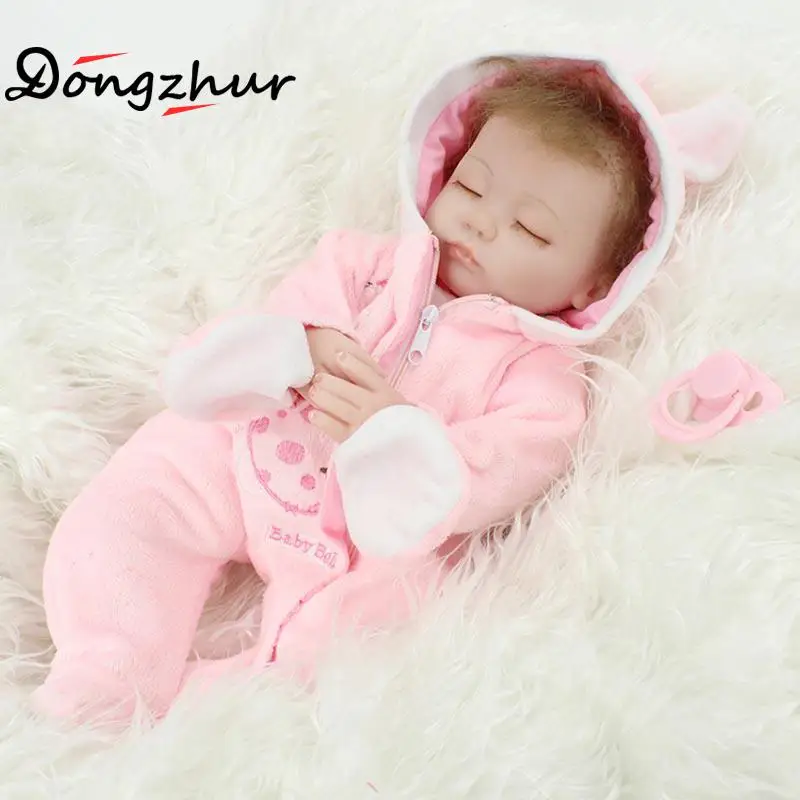 

Silicone Reborn Baby Dolls Girl Birthday Present Npkdoll Plastic Mini Babies 45cm Tangkou Doll BB Reborn Acrylic Eyes Princess