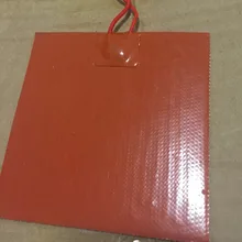 Elettrico 12 v силиконовые riscaldamento коврик con клейкую ленту 3м del силиконовый 300x300 мм 150 Вт силиконовые принтер/обогреватель облицовка площадка/коврик/настил/Накладка коврик