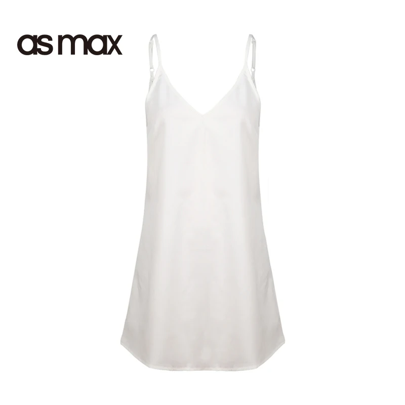 asmax font b 2017 b font Summer Women Spaghetti Strap Soild font b Dress b font