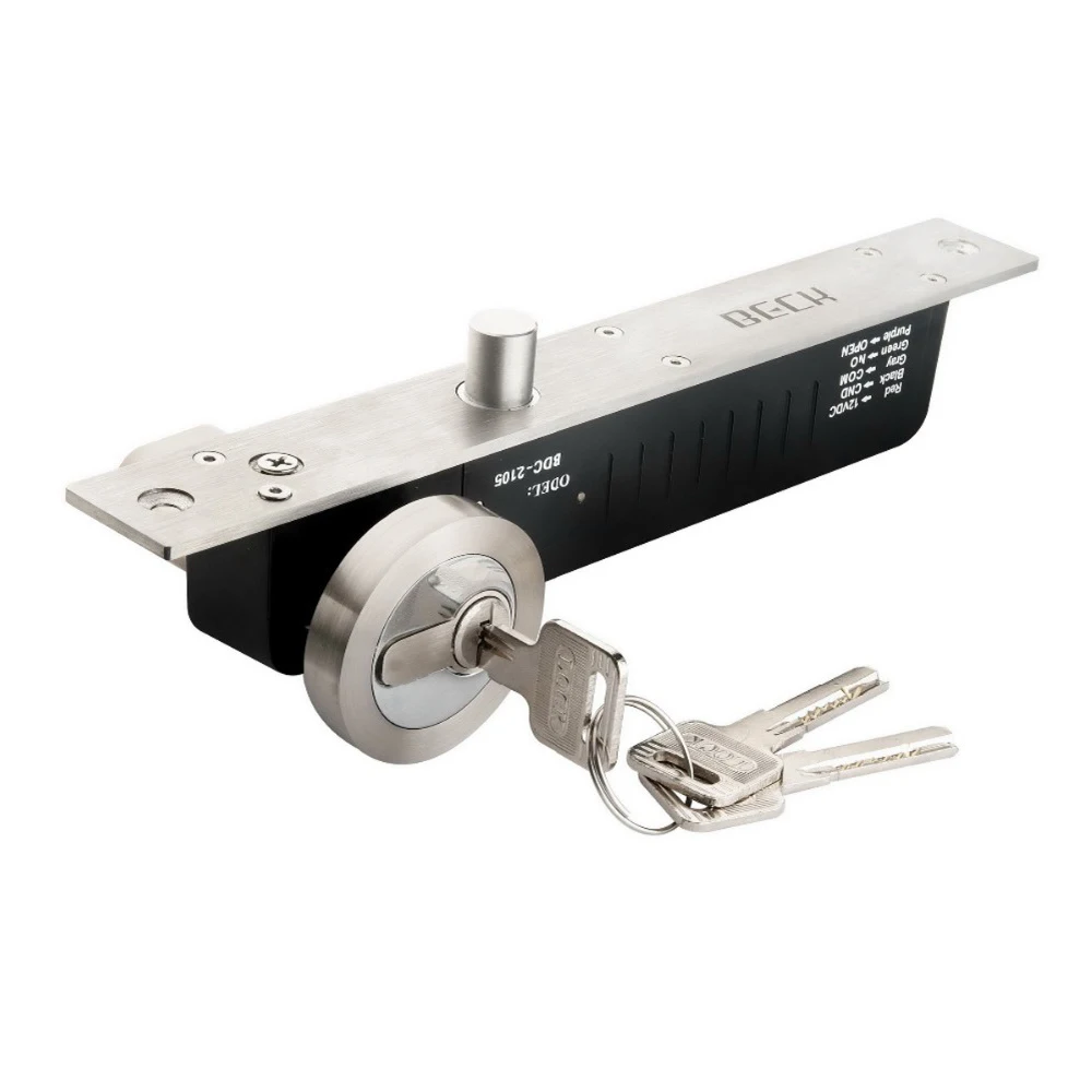 Fail Secure Power Offlocking 12vdc Electric Bolt Lock With Keys For